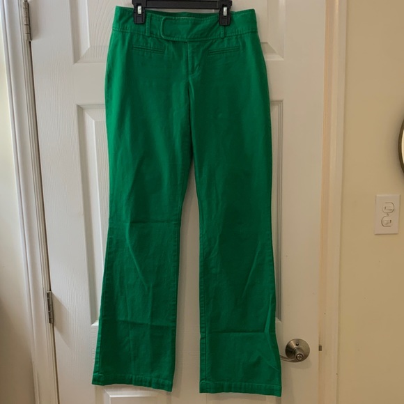 Banana Republic Pants - Banana Republic Martin fit green flare pants sz 0